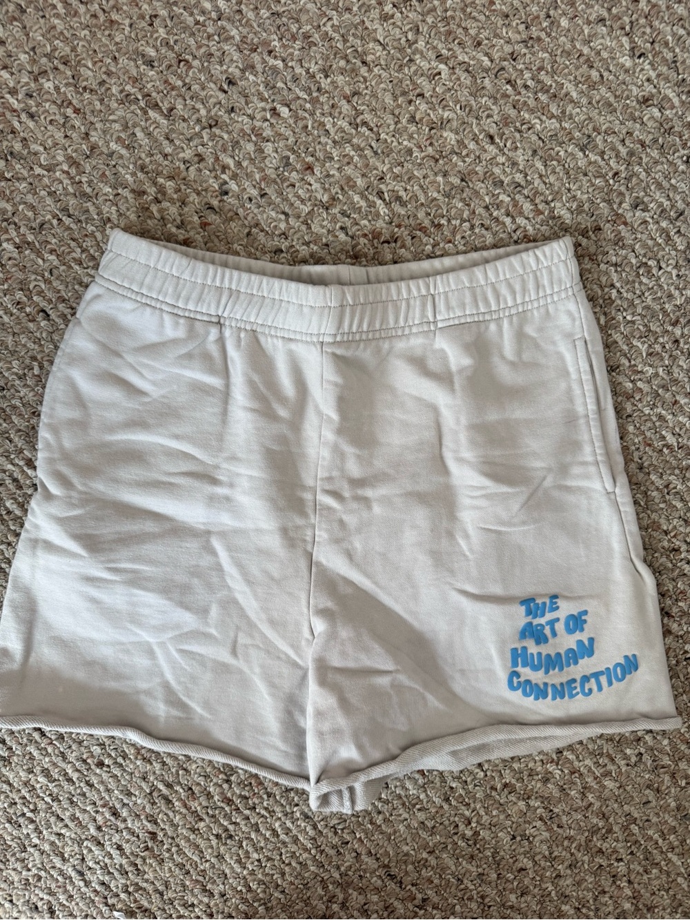 The Mayfair Group Cream Lounge Shorts - L/XL